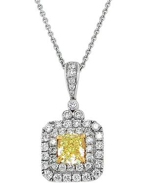 Diana M. Jewels Fine Jewellery 18k 1.66 Ct. Tw. Diamond Necklace - Metallic