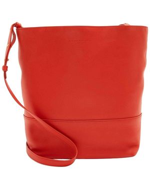Bottega Veneta Red Leather Bucket Bag (authentic Pre-loved)
