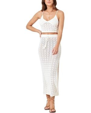 LSPACE Sweet Talk Top - White