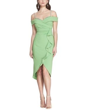 Marchesa Midi Dress - Green
