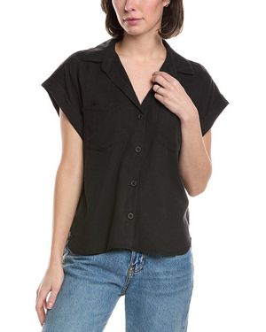Bella Dahl Two Pocket Shirt - Black