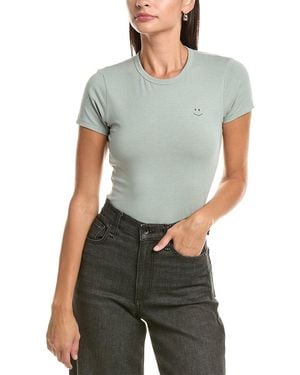 Rag & Bone Lucy Rb Smile T-Shirt - Grey