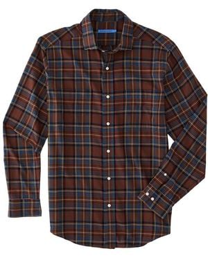 J.McLaughlin J. Mclaughlin Glenmere Woven Shirt - Brown