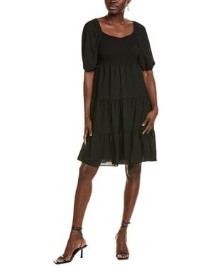 Nanette Lepore Tiered Midi Dress - Black