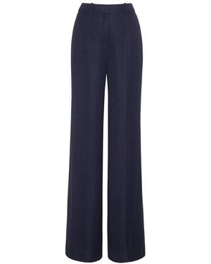 Adam Lippes Full Leg Trouser - Blue