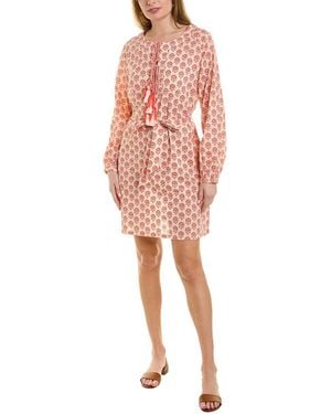 Pomegranate Tassel Tie Dress - Red