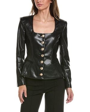 Generation Love Lavena Vegan Leather Jacket - Black