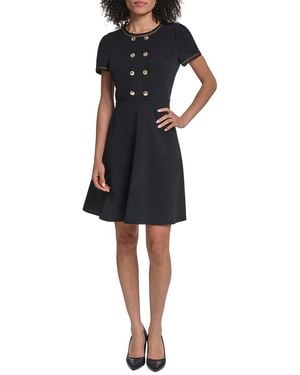 KARL LAGERFELD Scuba Dress - Black
