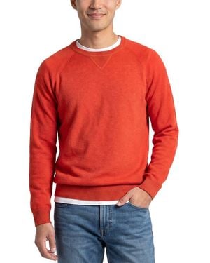 Forte Cashmere 100% Cashmere Crewneck 100% Cashmere Jumper - Red