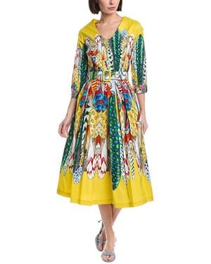 Samantha Sung Lana Midi Dress - Yellow