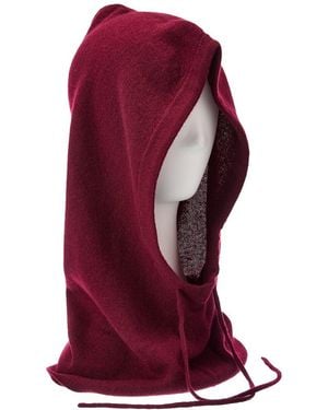 Phenix Cashmere Jersey Hood - Red