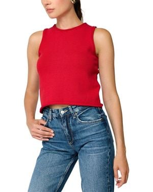 Line & Dot Sebastiane Jumper Top - Red