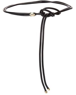 Isabel Marant Silvia Leather Belt - Black