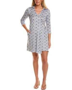 Stella Parker Collared Dress - Grey
