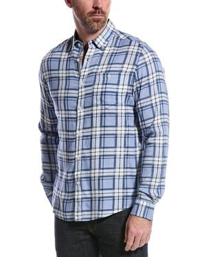 Report Collection Woven Sport Shirt - Blue