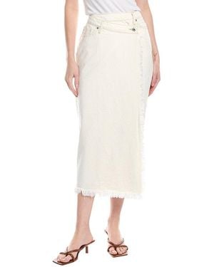 Jonathan Simkhai Piper Denim Midi Skirt - Natural