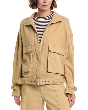 Hudson Jeans Relaxed Utility Jacket - Natural