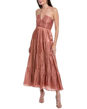O.P.T East Midi Dress - Red