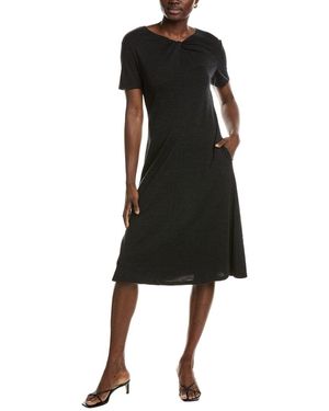 Theory Interlock Wool-Blend Dress - Black