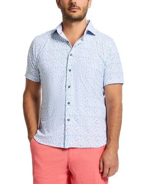 Robert Graham Riptide Knit Shirt - White
