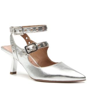 Vicenza Nagazaki Patent Ankle Wrap - White