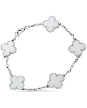 Van Cleef & Arpels 18k Mother Of Pearl Bracelet - White