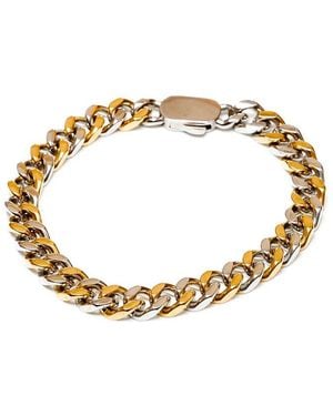 jean claude Stainless Steel Zigzag Bracelet - Metallic