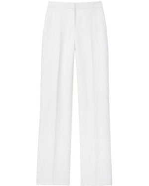 Lafayette 148 New York Gates Wool & Silk-blend Pant - White