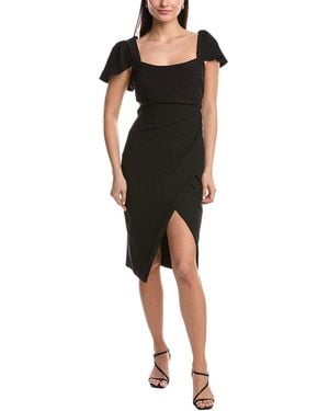 Black Halo Meredith Sheath Dress - Black
