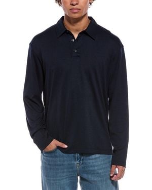 Theory Relaxed Polo Shirt - Blue