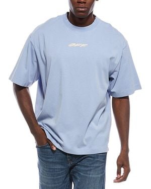 Off-White c/o Virgil Abloh Off- T-Shirt - Blue