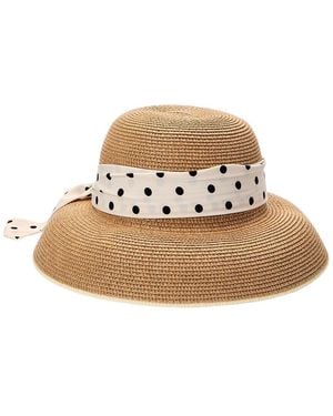 Surell Accessories Audrey Straw Sun Hat - Natural