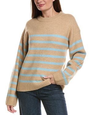 English Factory Striped Crewneck Sweater - Natural