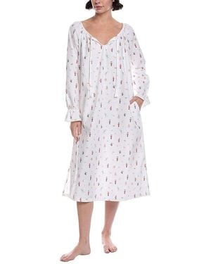 Petite Plume Nightgown - White