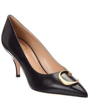 Dior Initials Leather Pump - Black