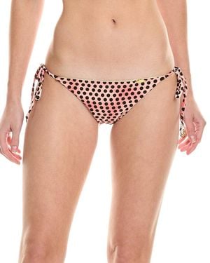 Luli Fama Ruched Tie Side Brazilian Bottom - Pink