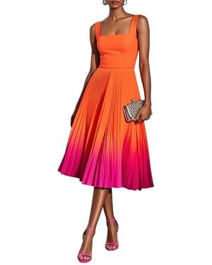 Tedora Midi Dress - Red