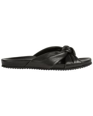 LK Bennett Valerie Leather Sandal - Black
