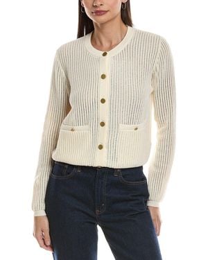 Rag & Bone Vivi Knit Cardigan - White