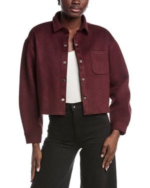 Kenneth Cole Microsuede Scuba Jacket - Red