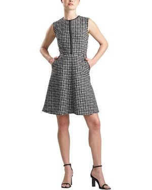 Natori Split V-neck Dress - Grey