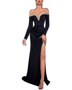 Amanda Royal Maxi Dress - Black