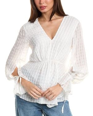 3.1 Phillip Lim Tie Sleeve Blouse - White