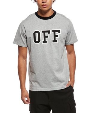 Off-White c/o Virgil Abloh Slim Fit Off T-Shirt - Grey
