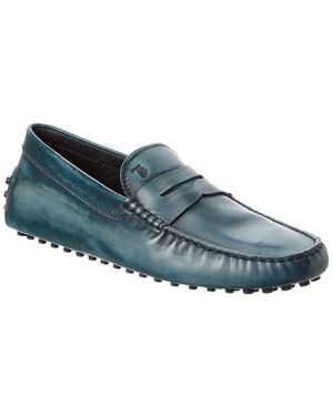 Tod's Leather Loafer - Blue