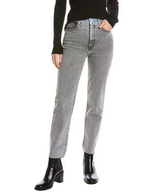 Le Jean Sabine High-Rise Straight Jean - Black