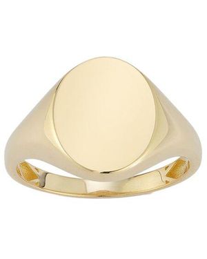 Ember Fine Jewelry 14k Oval Signet Ring - White