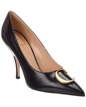 Dior Initials Leather Pump - Black