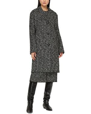 Lafayette 148 New York Wool-Blend Coat - Black