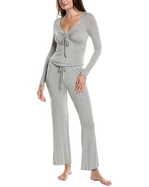 Honeydew Intimates 2Pc Dreamland Pajama Set - White